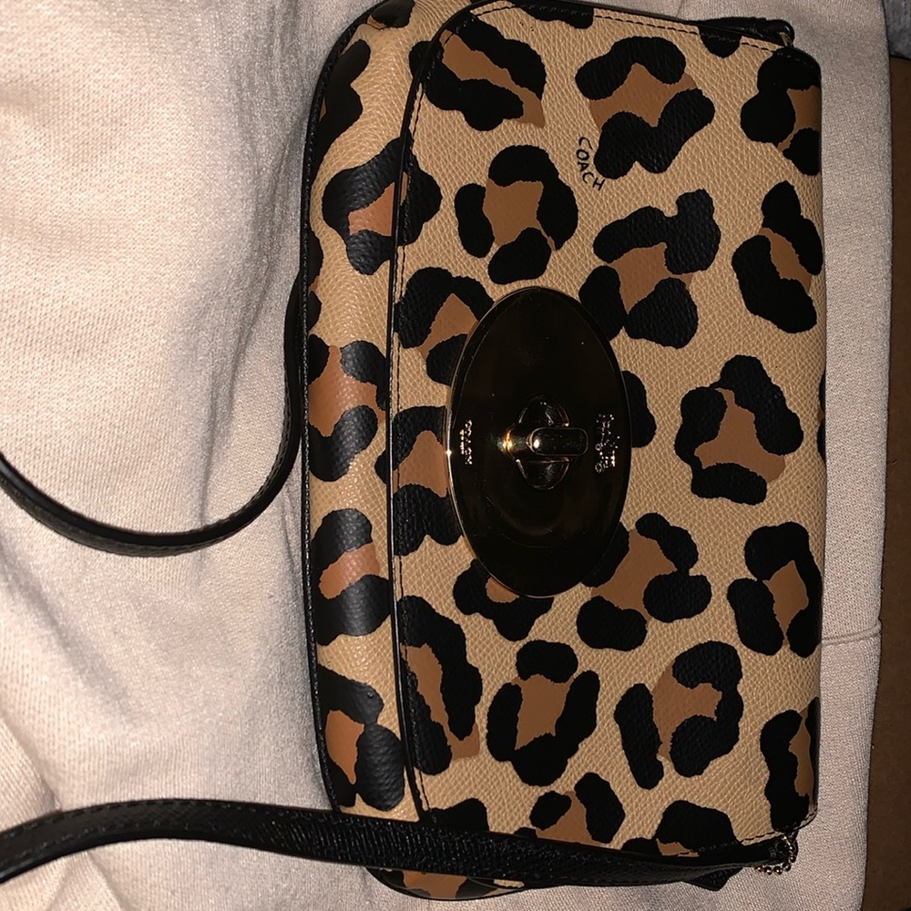 Coach Leopard Crossbody